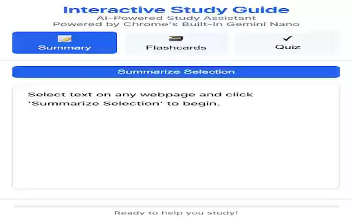 StudySpace  from Chrome web store to be run with OffiDocs Chromium online