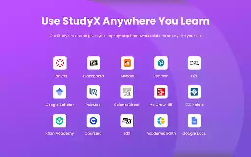 StudyX: AI Homework Helper  from Chrome web store to be run with OffiDocs Chromium online