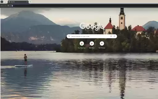 stunning castle perched on an island in Lake Mastre  from Chrome web store to be run with OffiDocs Chromium online