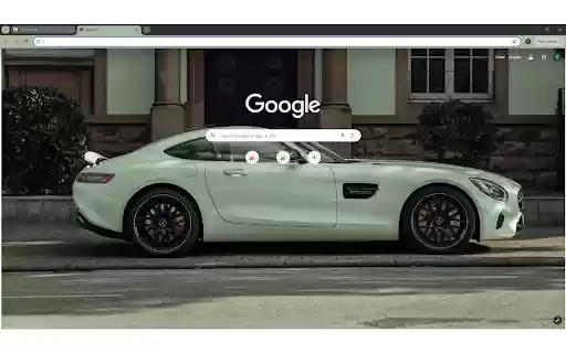 stunning White Mercedes Benz GT Class  from Chrome web store to be run with OffiDocs Chromium online