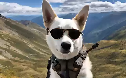 Stylish white dog from Chrome web store to be run with OffiDocs Chromium online Stylish white dog from Chrome web store to be run with OffiDocs Chromium online