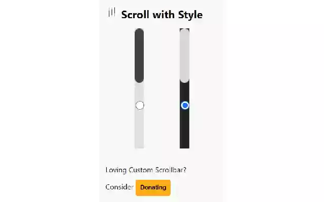 Stylized Scrollbar  from Chrome web store to be run with OffiDocs Chromium online