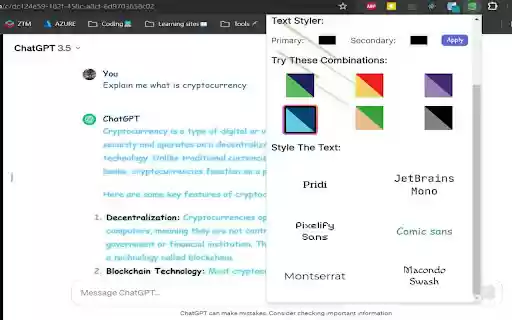 Stylo: Custom Color  Font for Google and GPT  from Chrome web store to be run with OffiDocs Chromium online