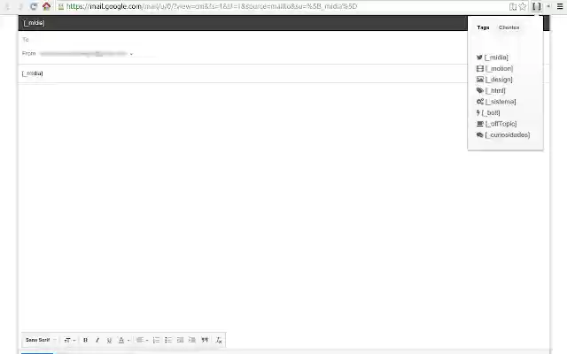 SubjectTag  from Chrome web store to be run with OffiDocs Chromium online