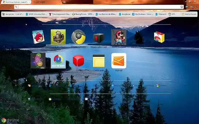 Sublimes themes : beautiful lake  from Chrome web store to be run with OffiDocs Chromium online