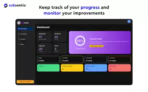 Subsentio Double Subtitles for YouTube  from Chrome web store to be run with OffiDocs Chromium online