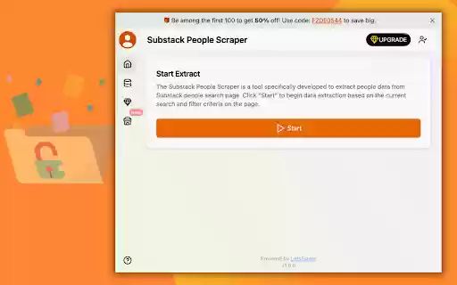 Substack People Scraper  from Chrome web store to be run with OffiDocs Chromium online