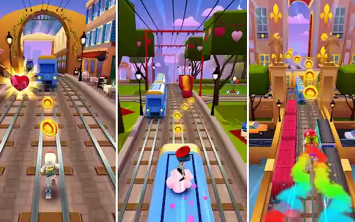 Subway Surfers Game  from Chrome web store to be run with OffiDocs Chromium online