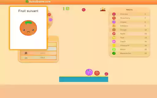 Suika Game Next Fruit  from Chrome web store to be run with OffiDocs Chromium online