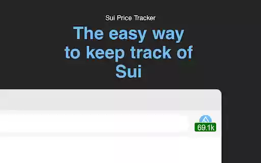 Sui Price Tracker  from Chrome web store to be run with OffiDocs Chromium online