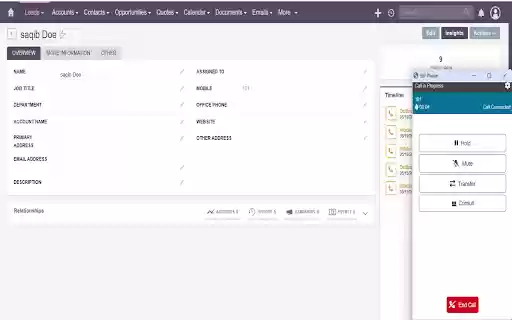 SuitCRM CTI Connector for FreeSwitch  from Chrome web store to be run with OffiDocs Chromium online