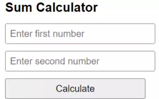 Sum Calculator  from Chrome web store to be run with OffiDocs Chromium online