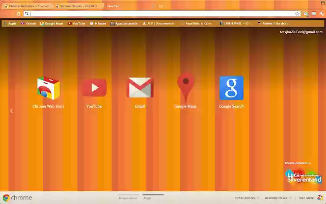Summer Stripes  from Chrome web store to be run with OffiDocs Chromium online