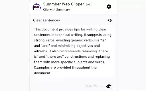Summer Web Clipper from Chrome web store to be run with OffiDocs Chromium online Summer Web Clipper from Chrome web store to be run with OffiDocs Chromium online