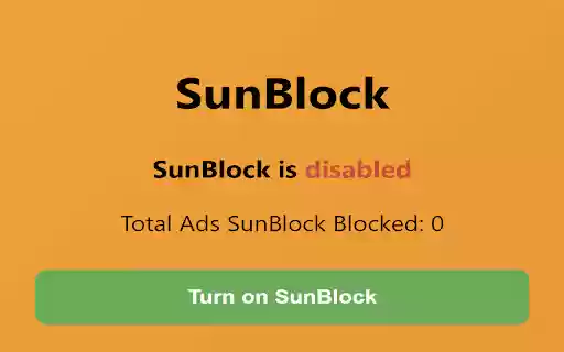 SunBlock  from Chrome web store to be run with OffiDocs Chromium online