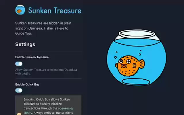 Sunken Treasure  from Chrome web store to be run with OffiDocs Chromium online