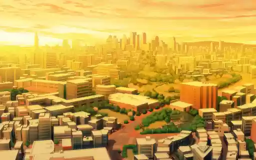 Sunrise Cityscape  from Chrome web store to be run with OffiDocs Chromium online