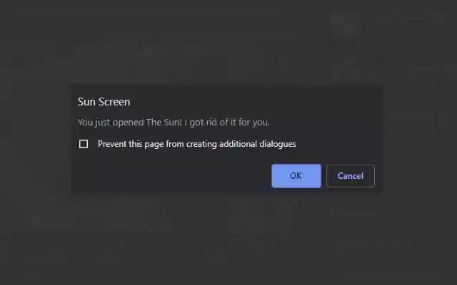 Sun Screen  from Chrome web store to be run with OffiDocs Chromium online