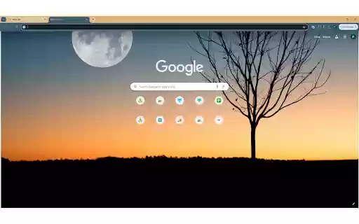 Sunset and chilling moon  from Chrome web store to be run with OffiDocs Chromium online
