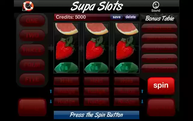 Supa Slots Slot Machine  from Chrome web store to be run with OffiDocs Chromium online