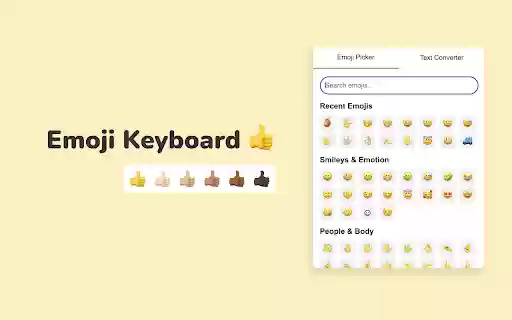 Super Cool Emoji Keyboard  from Chrome web store to be run with OffiDocs Chromium online