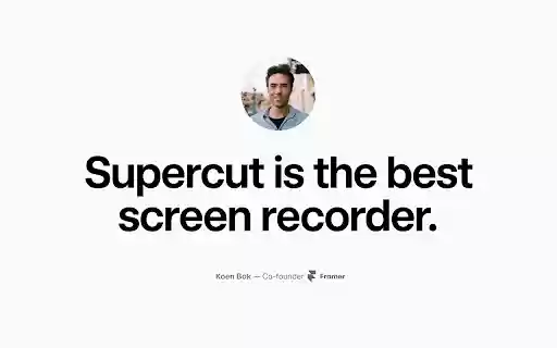 Supercut – Screen Recorder  Camera Capture  from Chrome web store to be run with OffiDocs Chromium online
