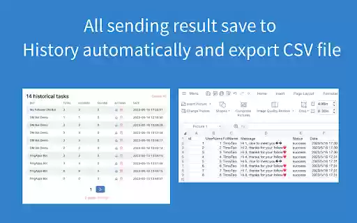 Super DM Bot IG DM Bot  bulk message sender  from Chrome web store to be run with OffiDocs Chromium online