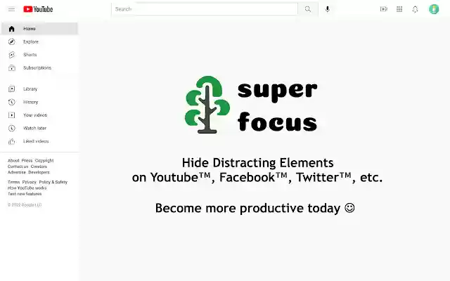 SuperFocus Stop Scrolling, Start Working from Chrome web store to be run with OffiDocs Chromium online SuperFocus Stop Scrolling, Start Working from Chrome web store to be run with OffiDocs Chromium online