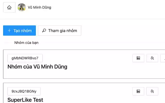 SuperLike  from Chrome web store to be run with OffiDocs Chromium online