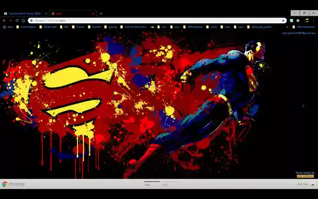 Superman Black Theme 1600px  from Chrome web store to be run with OffiDocs Chromium online