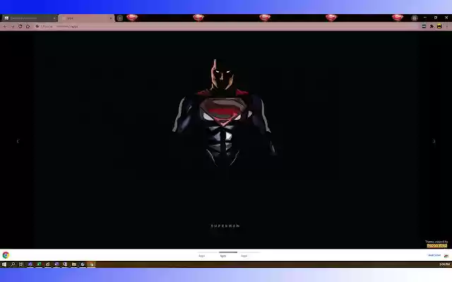 Superman dark  from Chrome web store to be run with OffiDocs Chromium online