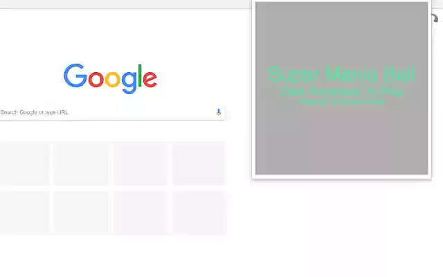 Super Mania Ball  from Chrome web store to be run with OffiDocs Chromium online