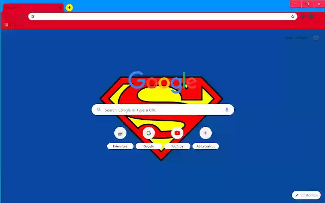 Тема Superman із веб-магазину Chrome, яку можна буде запускати за допомогою OffiDocs Chromium онлайн