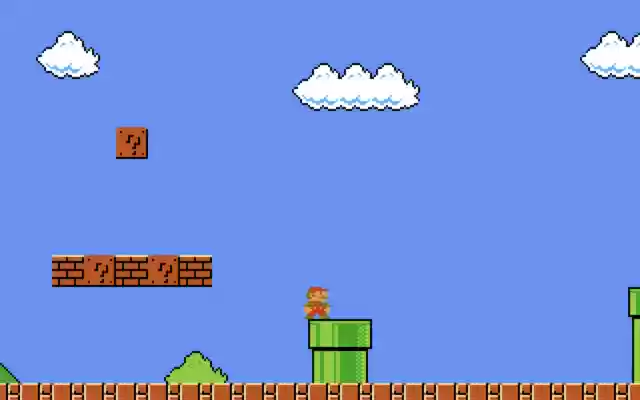 Super Mario Game  from Chrome web store to be run with OffiDocs Chromium online