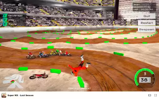 Super MX Last Season Free ride and perform amazing tricks! from Chrome web store to be run with OffiDocs Chromium online Super MX Last Season Free ride and perform amazing tricks! from Chrome web store to be run with OffiDocs Chromium online