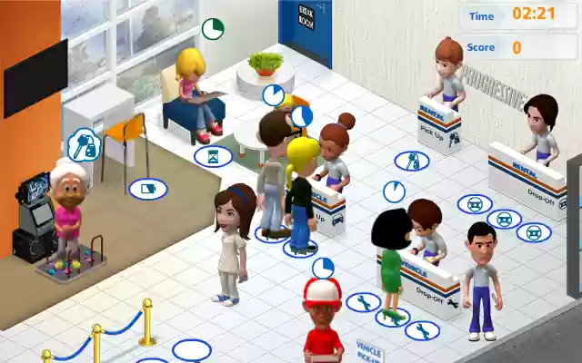 Superstore Shuffle: Service Center Slide  from Chrome web store to be run with OffiDocs Chromium online