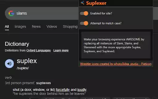 Suplexer  from Chrome web store to be run with OffiDocs Chromium online