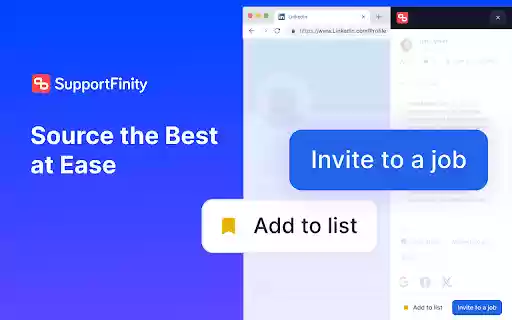 SupportFinity: Get Email, Phone and AI powered Bio of Any Profile  from Chrome web store to be run with OffiDocs Chromium online