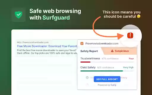 Sur.ly Surfguard from Chrome web store to be run with OffiDocs Chromium online Sur.ly Surfguard from Chrome web store to be run with OffiDocs Chromium online