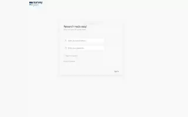 Survey Port Screen Sharing Extension  from Chrome web store to be run with OffiDocs Chromium online