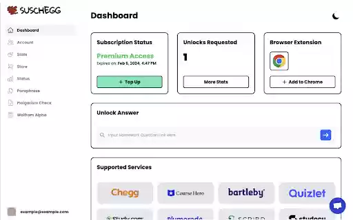 SUSCHEGG Unlocker  from Chrome web store to be run with OffiDocs Chromium online
