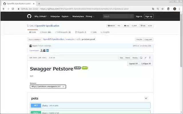 swagger viewer  from Chrome web store to be run with OffiDocs Chromium online