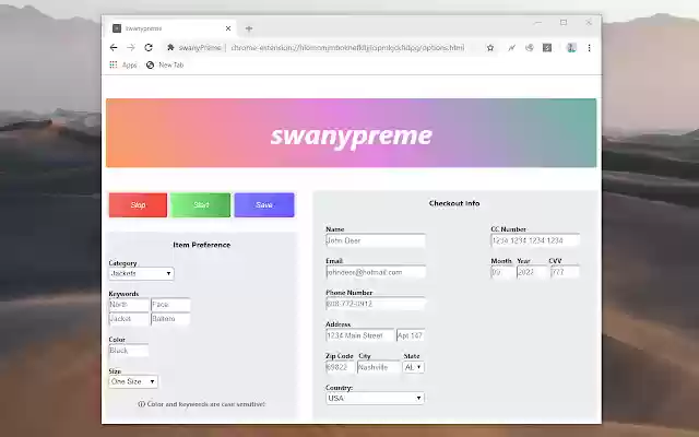 swanypreme  from Chrome web store to be run with OffiDocs Chromium online