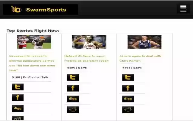 SwarmSports  from Chrome web store to be run with OffiDocs Chromium online