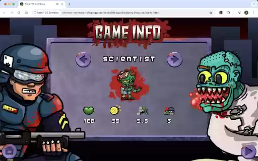 SWAT VS Zombies Game in Browser Offline available  from Chrome web store to be run with OffiDocs Chromium online