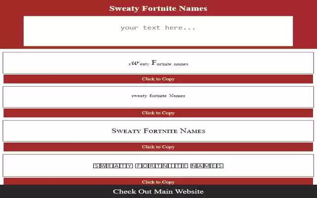 Sweaty Fortnite NamesCopy Pastein Chrome with by
