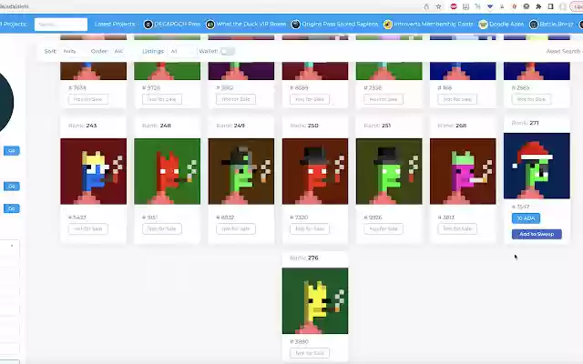 Sweep (by Wild Tangz)  from Chrome web store to be run with OffiDocs Chromium online