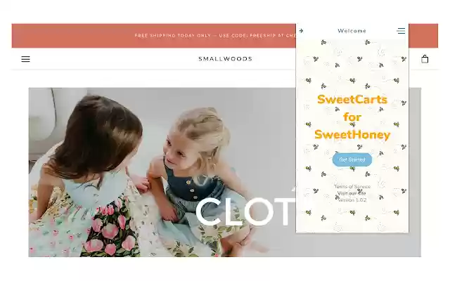 SweetCarts for SweetHoney from Chrome web store to be run with OffiDocs Chromium online SweetCarts for SweetHoney from Chrome web store to be run with OffiDocs Chromium online