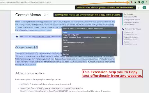 Swift Copy Snap  from Chrome web store to be run with OffiDocs Chromium online