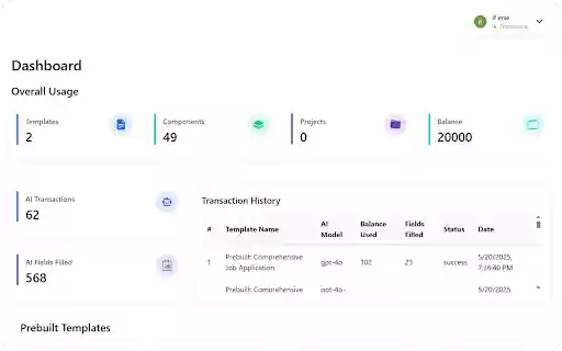 SwiftFill AI: Smart Forms in Seconds  from Chrome web store to be run with OffiDocs Chromium online